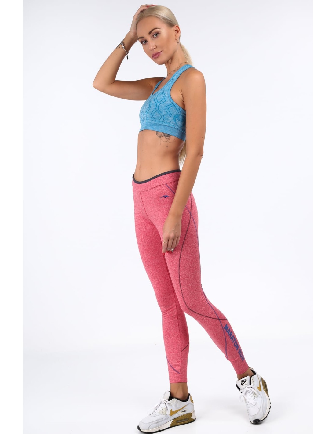 Rote isolierte Sportleggings MR13028 – Online-Shop – Boutique